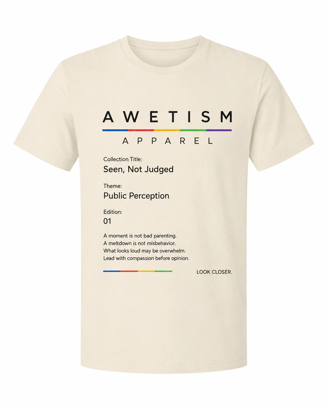 Seen, Not Judged Tee image 3