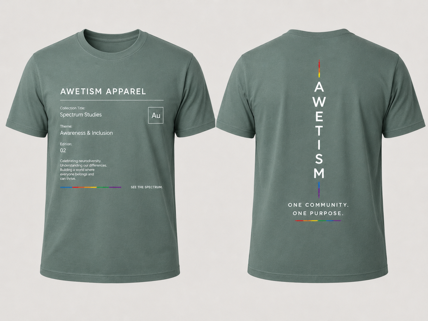 Awetism Apparel “Spectrum Studies” Graphic Tee thumbnail 6
