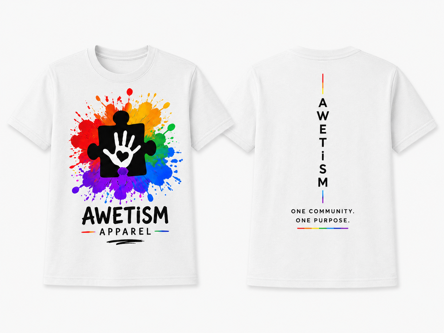 Youth Handprint Puzzle Graphic Tee thumbnail 6