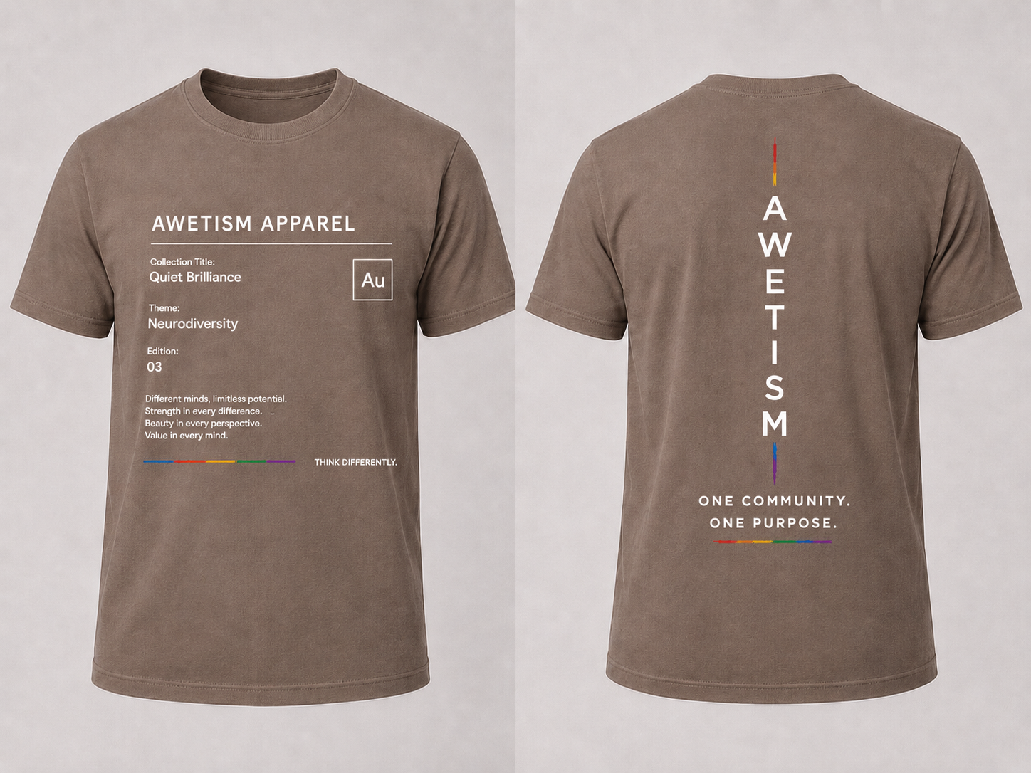 Awetism Apparel “Quiet Brilliance” Graphic Tee