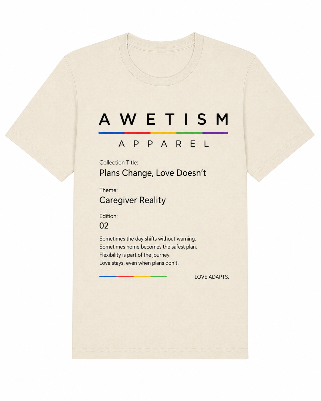 Plans Change, Love Doesn't Graphic Tee thumbnail 3