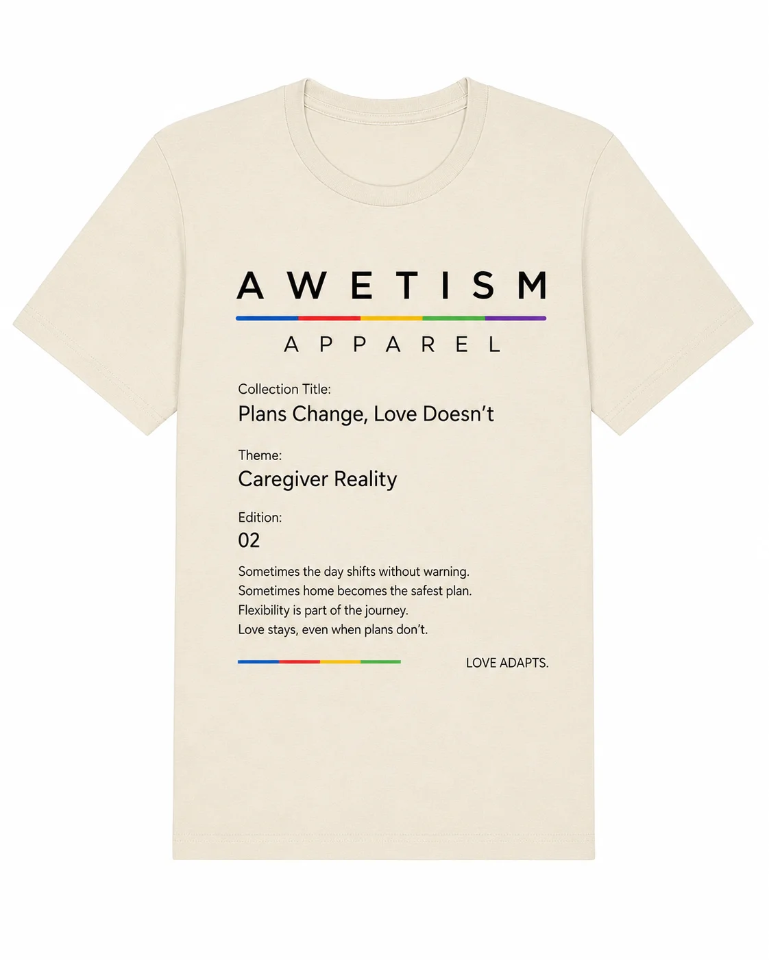 Plans Change, Love Doesn't Graphic Tee image 3
