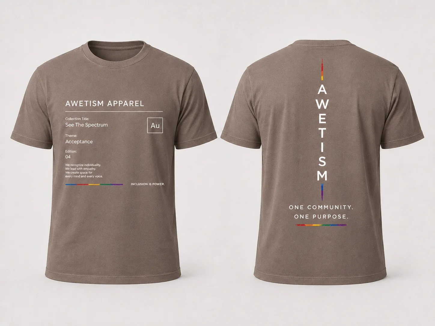 Awetism Apparel “See The Spectrum” Graphic Tee thumbnail 6