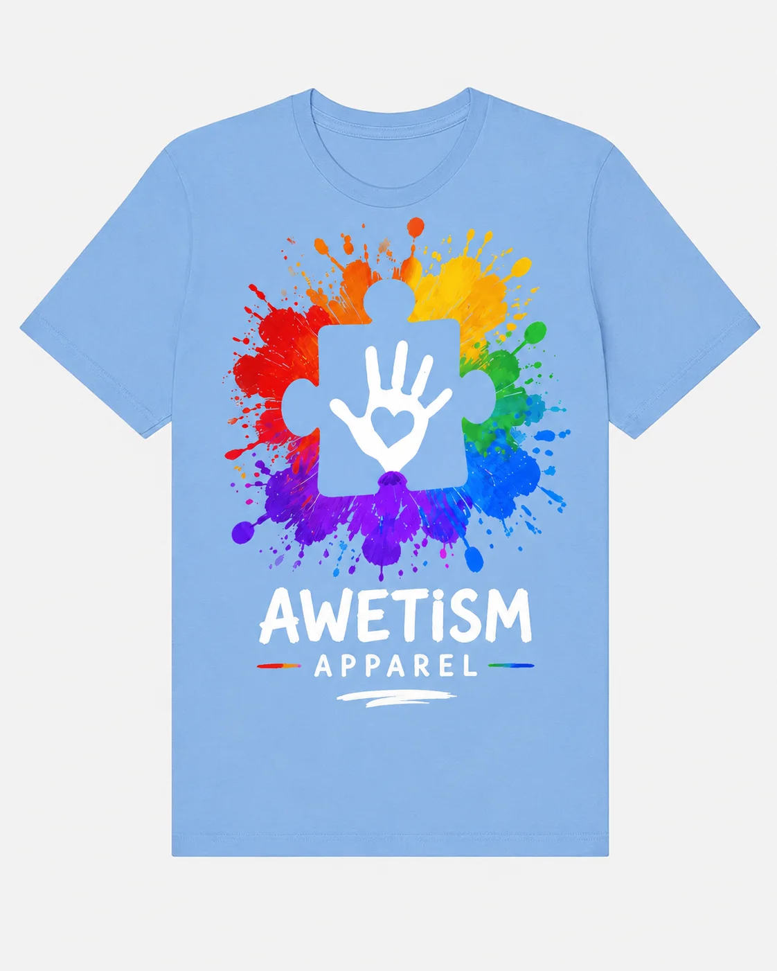 Handprint Puzzle Graphic Tee image 5