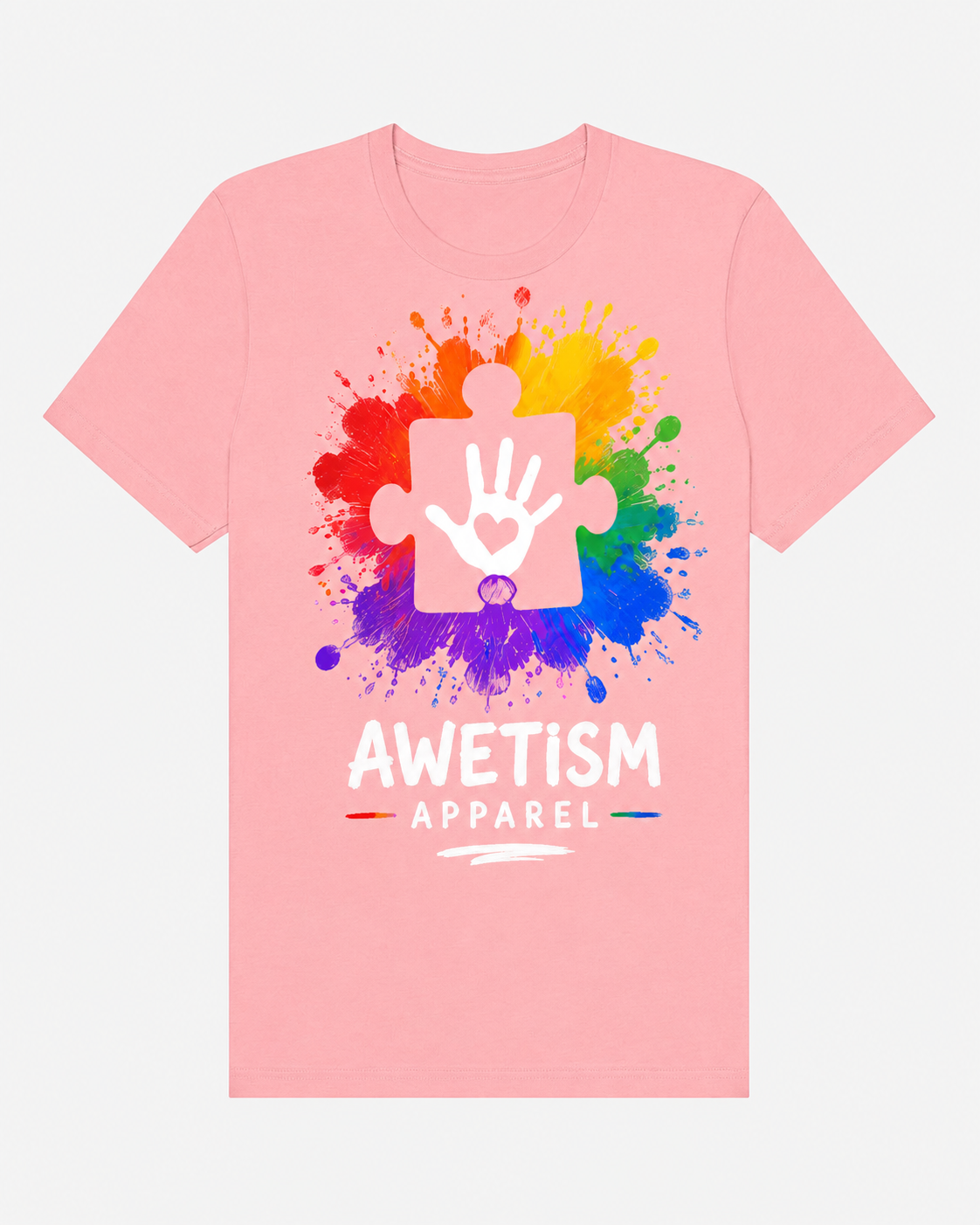 Awetism Apparel “Handprint Puzzle” Graphic Tee thumbnail 5