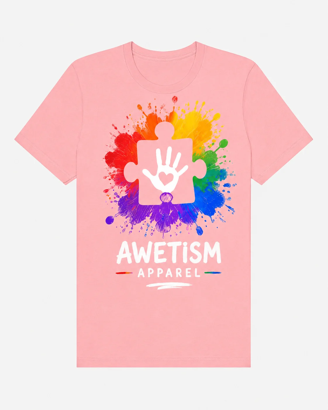 Handprint Puzzle Graphic Tee image 6