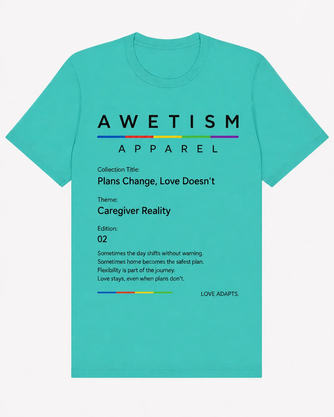 Plans Change, Love Doesn't Graphic Tee image 7