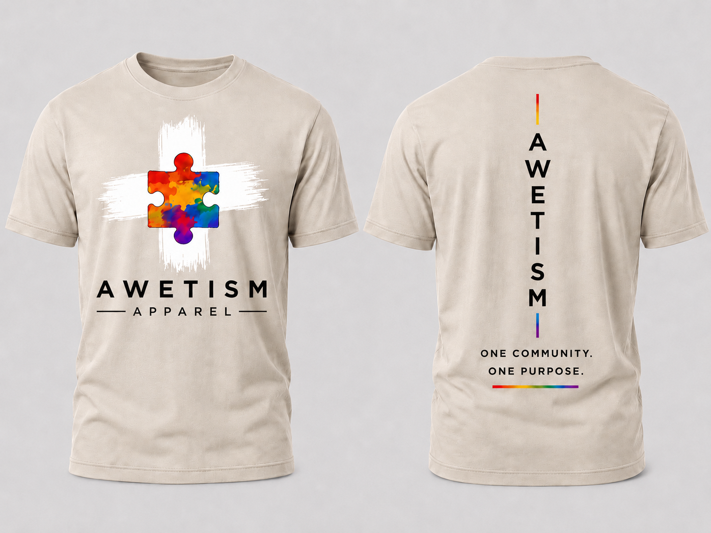 Awetism Apparel Puzzle Graphic Tee thumbnail 5