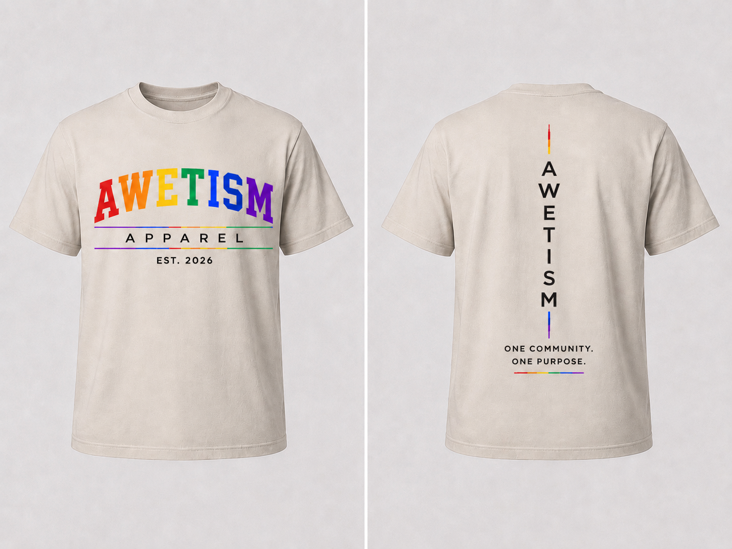 Awetism Apparel “Established Spectrum” Graphic Tee thumbnail 5