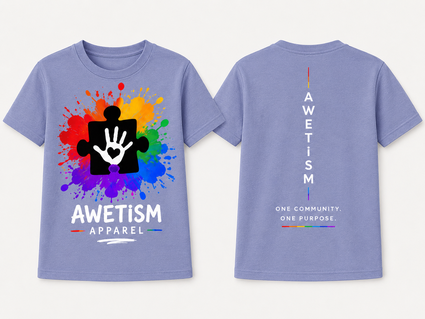 Youth Handprint Puzzle Graphic Tee thumbnail 3