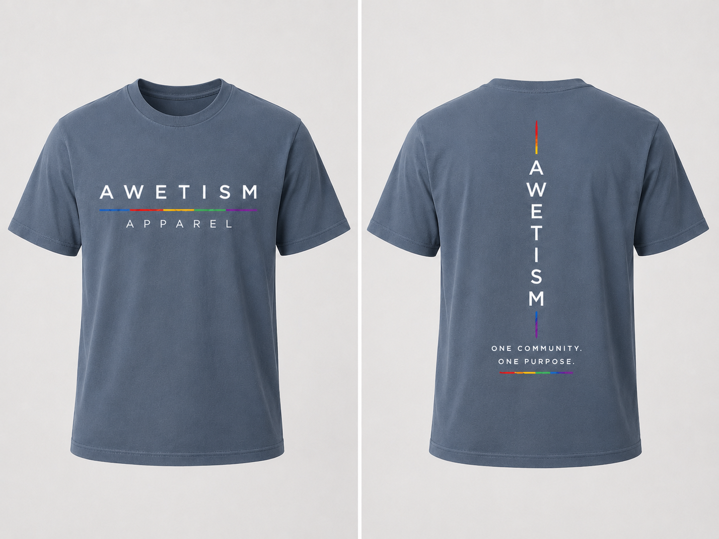 Awetism Apparel “Signature Spectrum” Graphic Tee thumbnail 3
