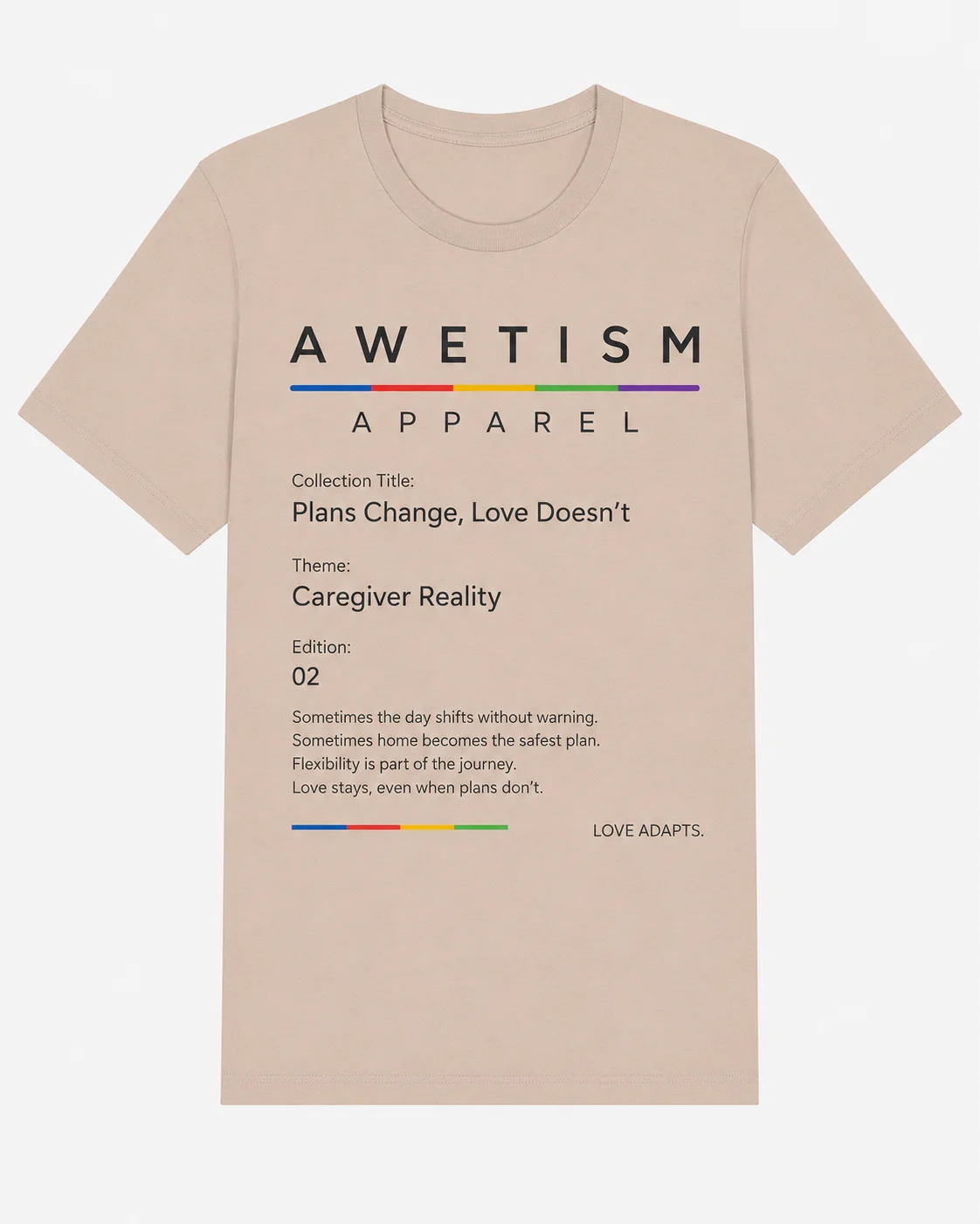 Plans Change, Love Doesn't Graphic Tee image 2