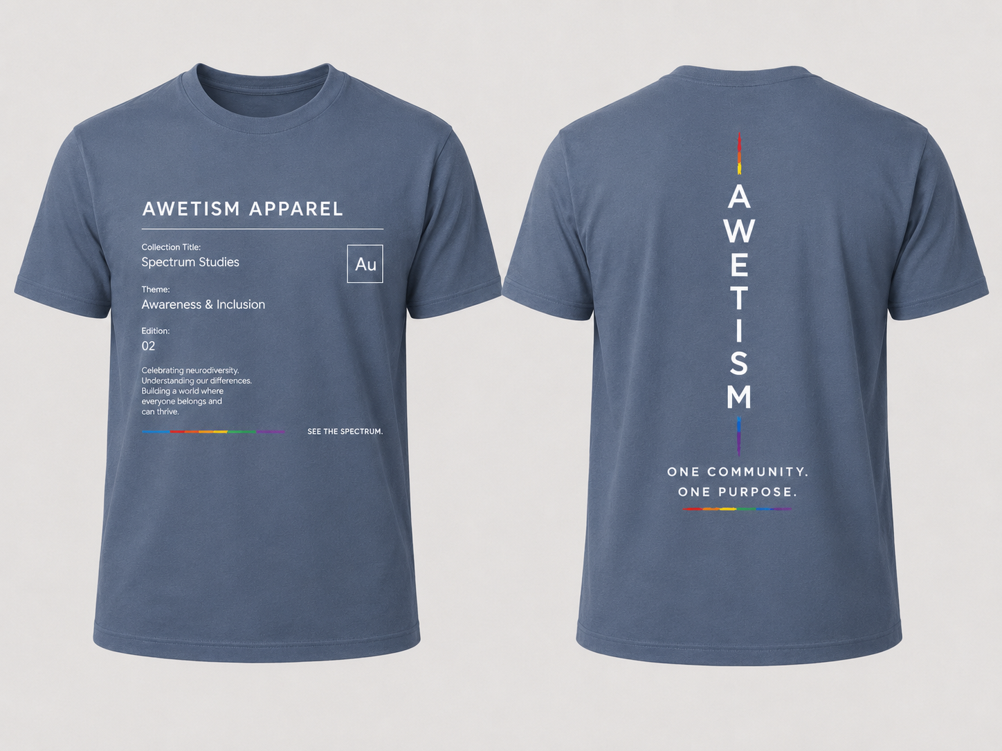 Awetism Apparel “Spectrum Studies” Graphic Tee thumbnail 2