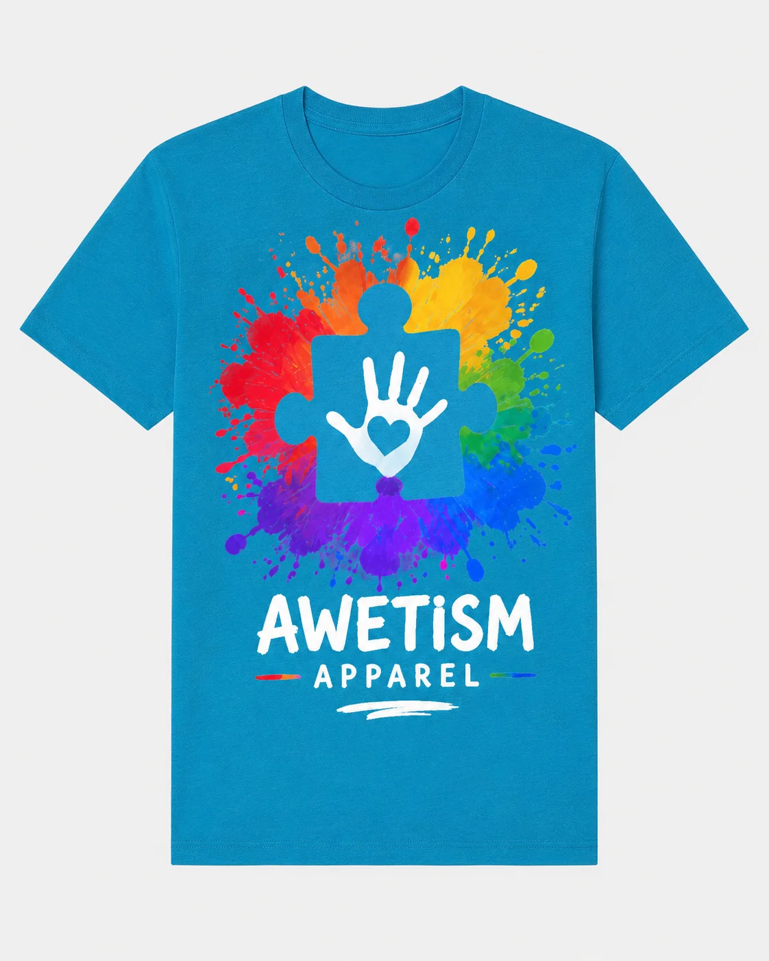 Handprint Puzzle Graphic Tee