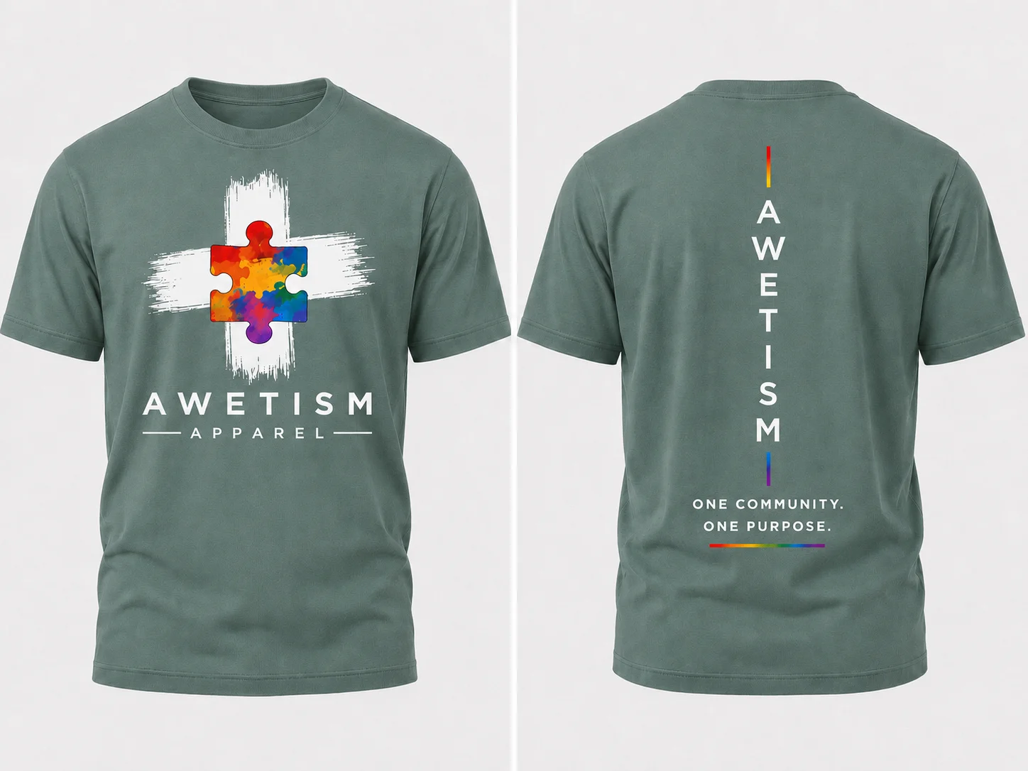 Puzzle Graphic Pigment Dye Tee thumbnail 4