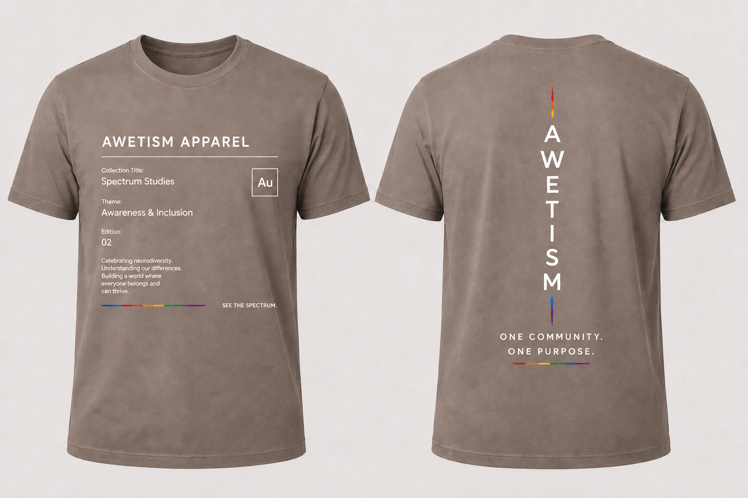 Awetism Apparel “Spectrum Studies” Graphic Tee thumbnail 5