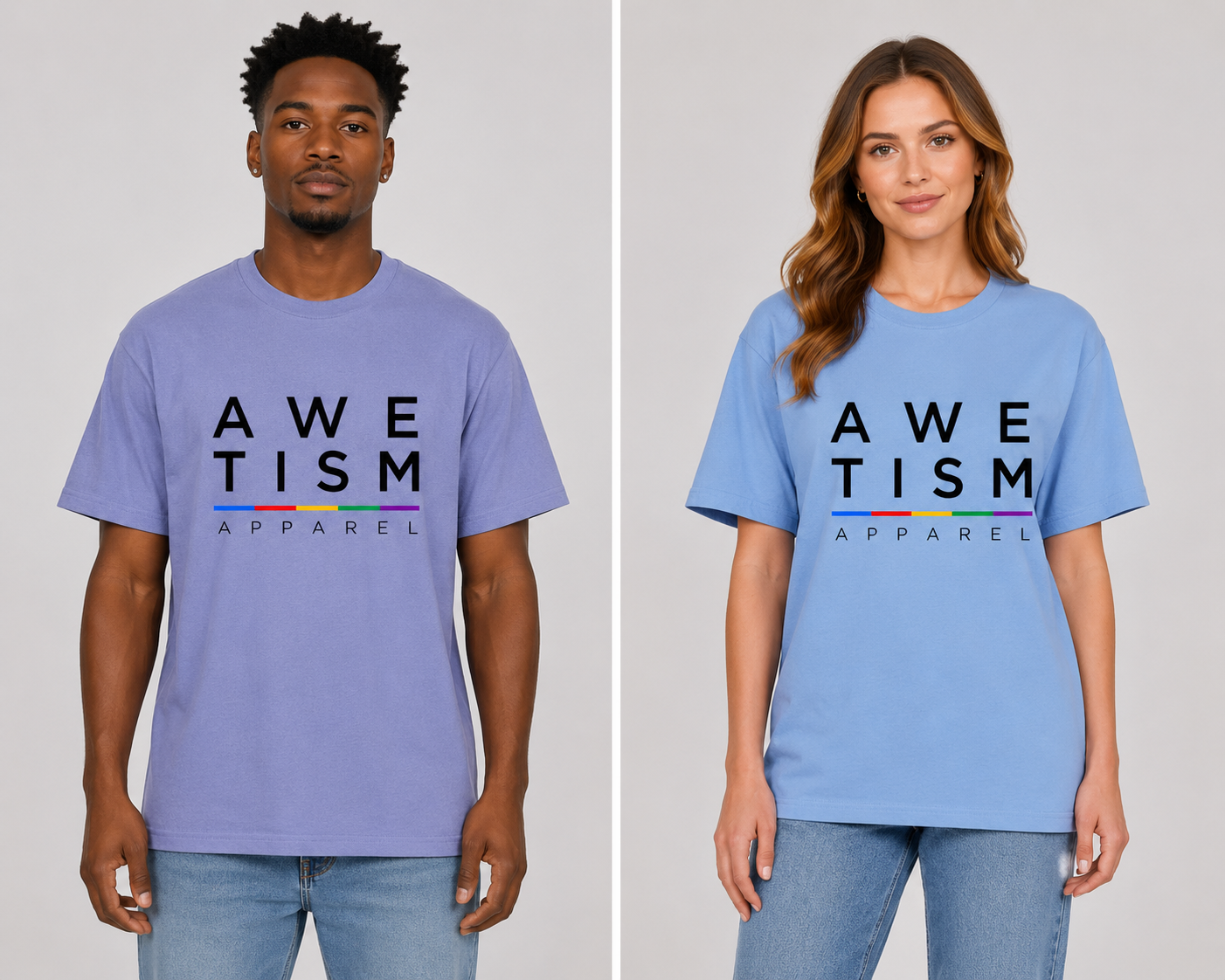 Awetism Bold Block Graphic Tee