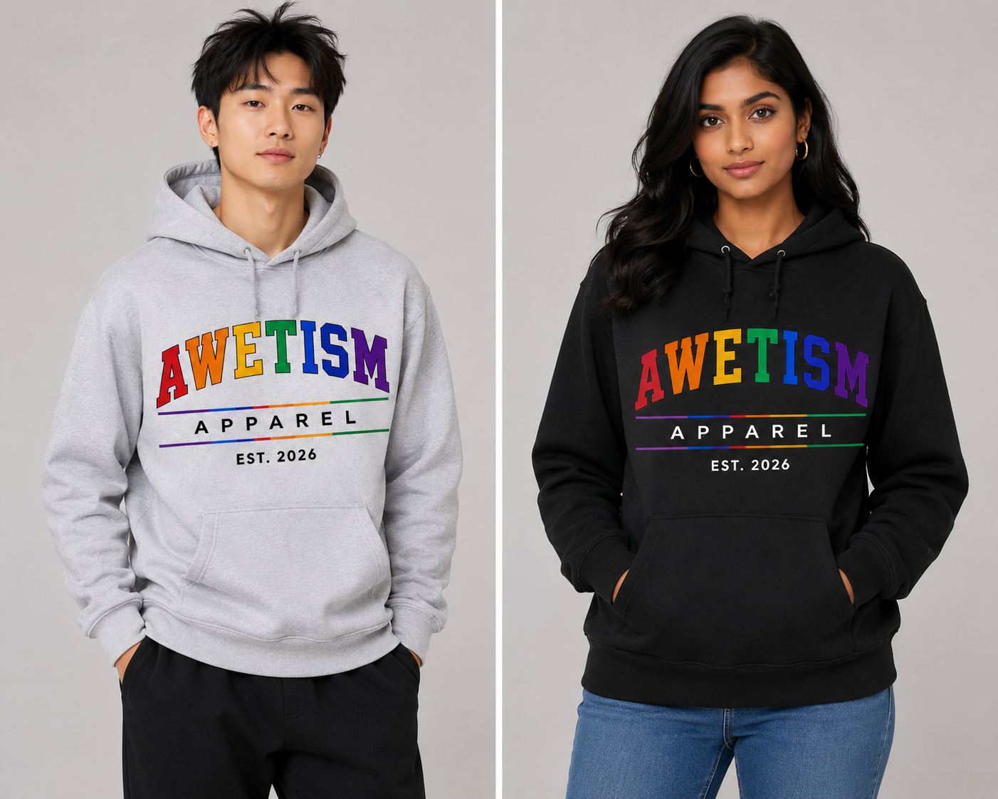 Classic Awetism Varsity Hoodie