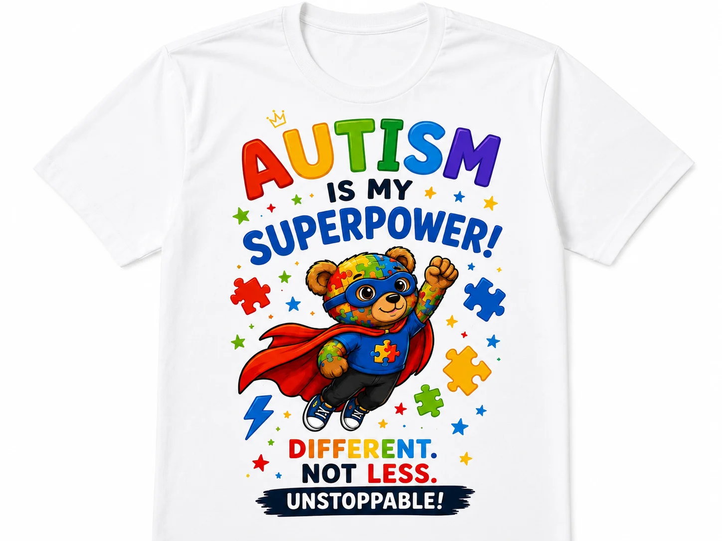 Autism Is My Superpower Graphic Tee