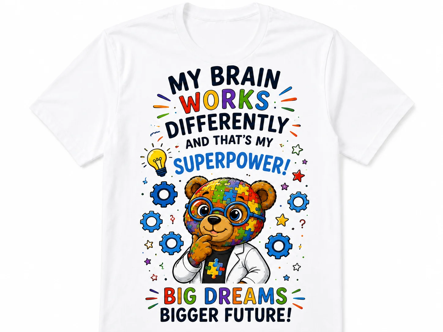 My Brain Works Differently Graphic Tee