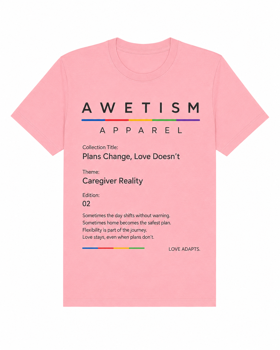 Plans Change, Love Doesn't Graphic Tee thumbnail 4