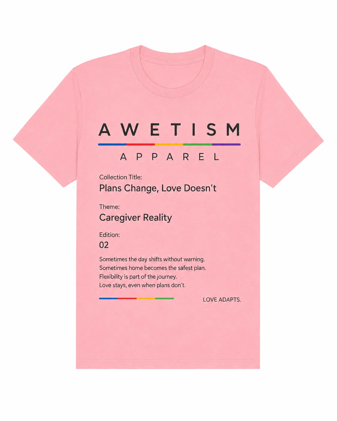 Plans Change, Love Doesn't Graphic Tee image 4