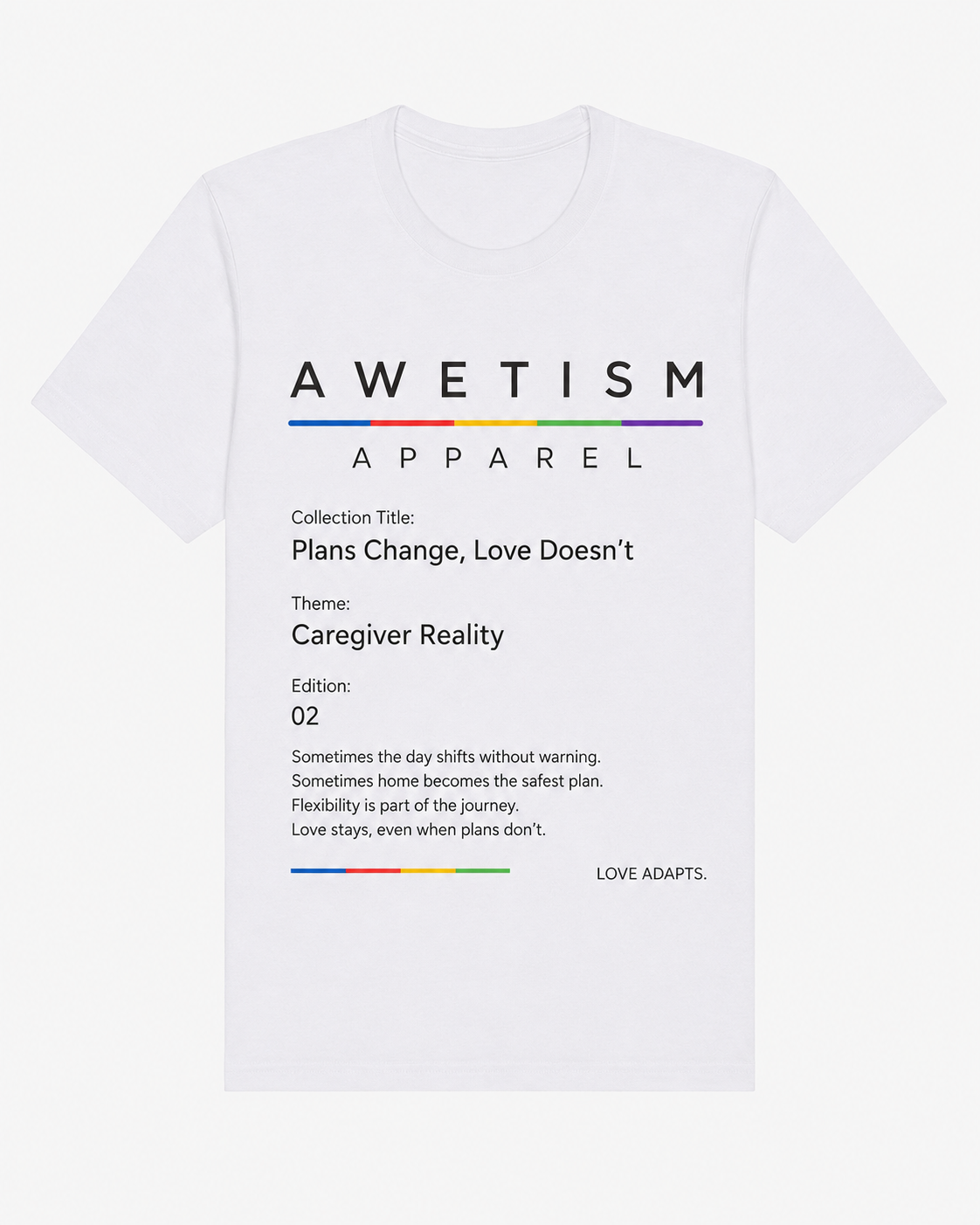 Plans Change, Love Doesn't Graphic Tee thumbnail 5