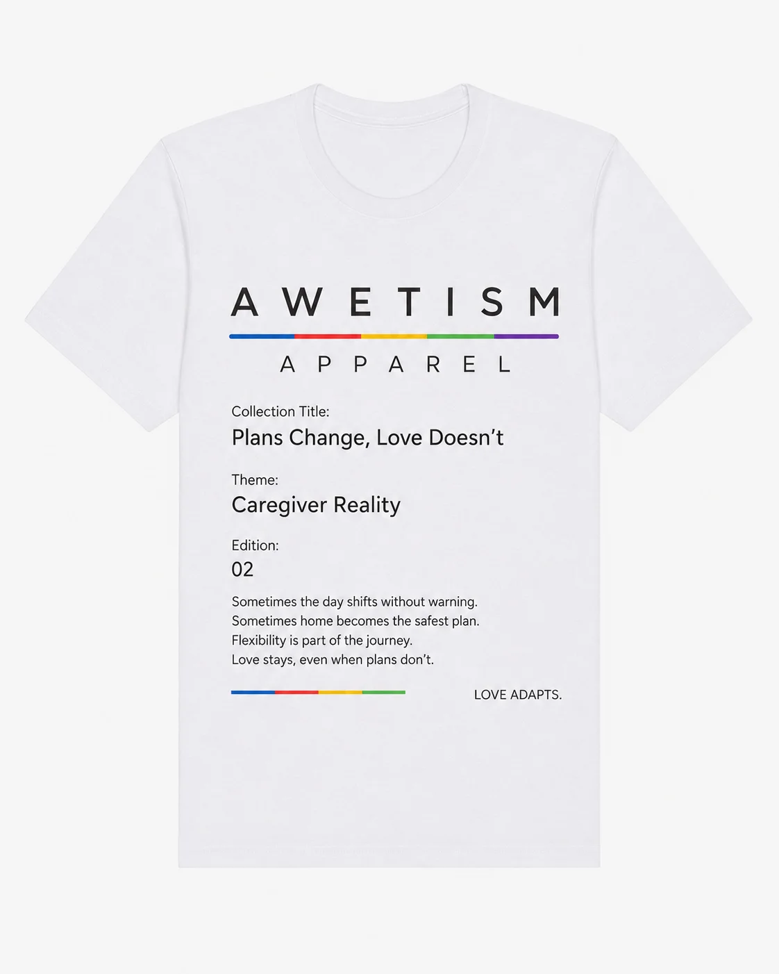 Plans Change, Love Doesn't Graphic Tee image 5