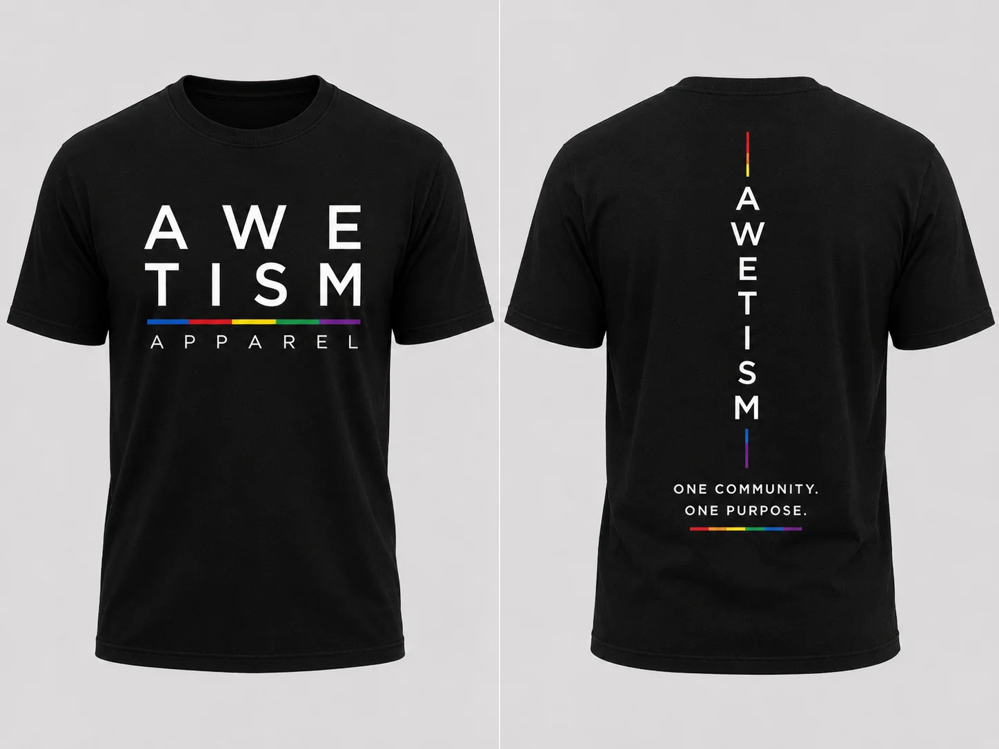 Awetism Apparel “Bold Block” Graphic Tee image 8