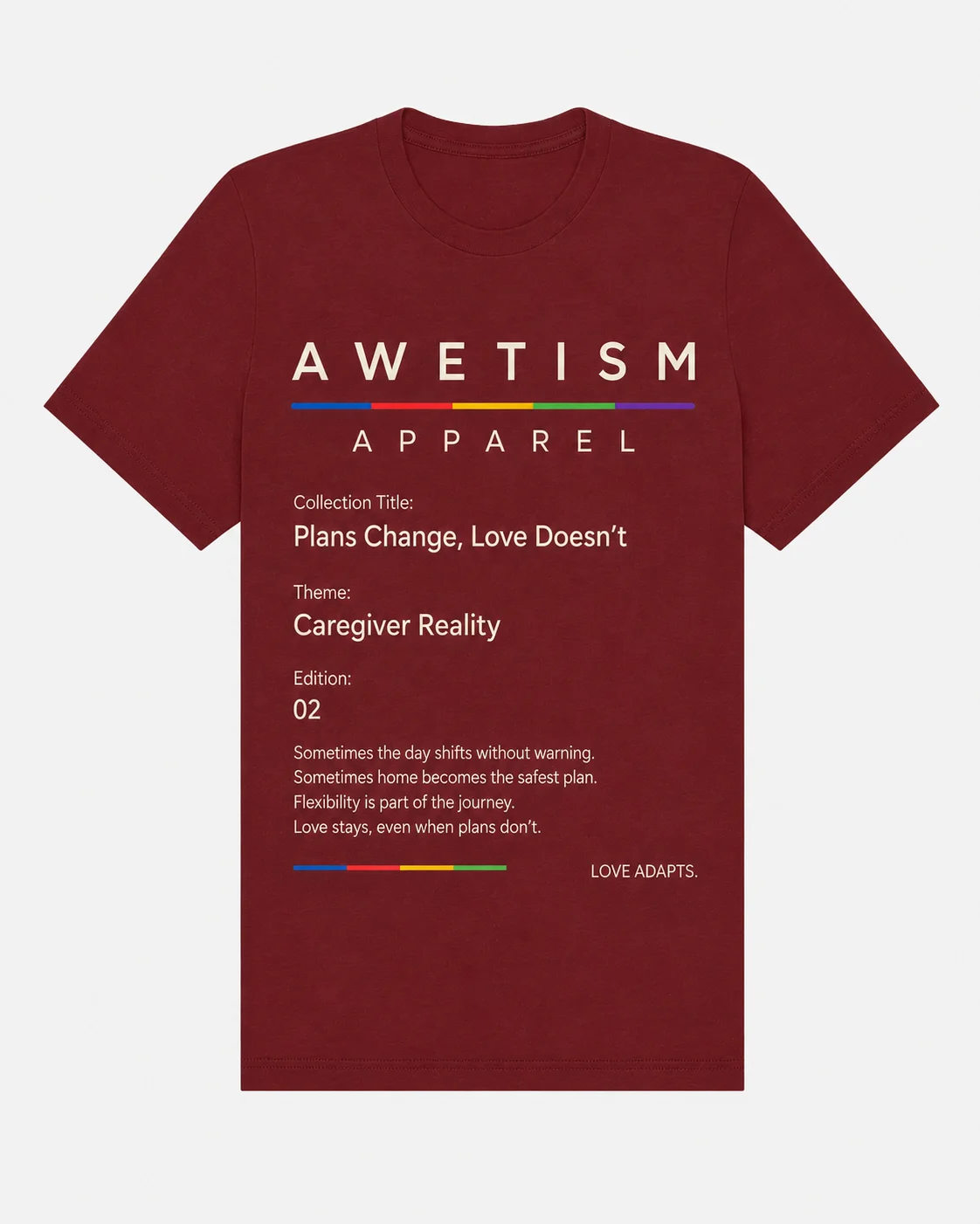 Plans Change, Love Doesn't Graphic Tee image 21