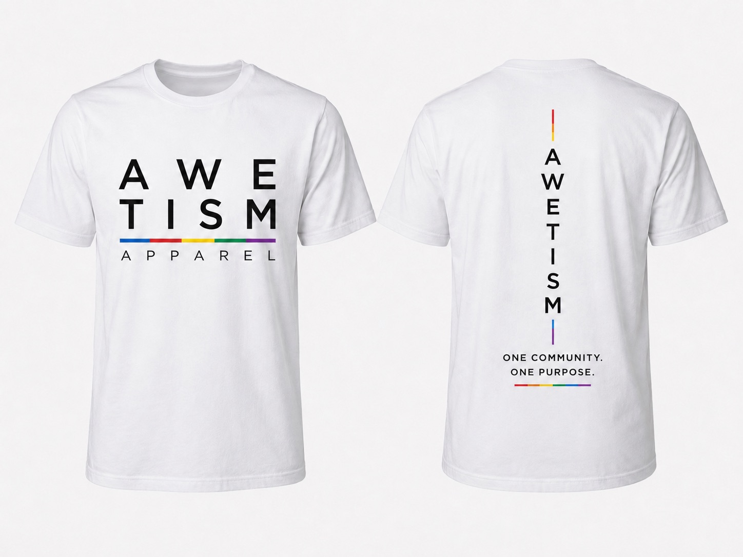 Awetism Apparel “Bold Block” Graphic Tee image 24