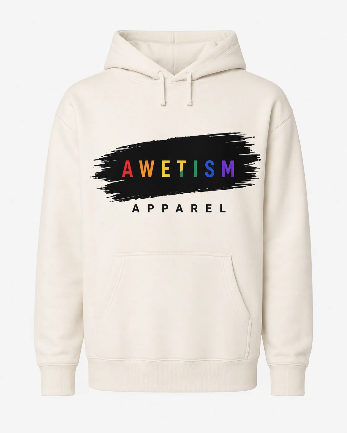 Bold Spectrum Brushstroke Hoodie image 13